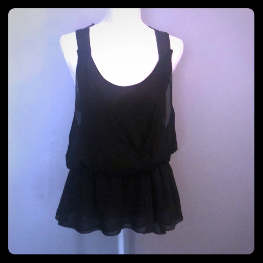 Chelsea & Violet black double layered tank